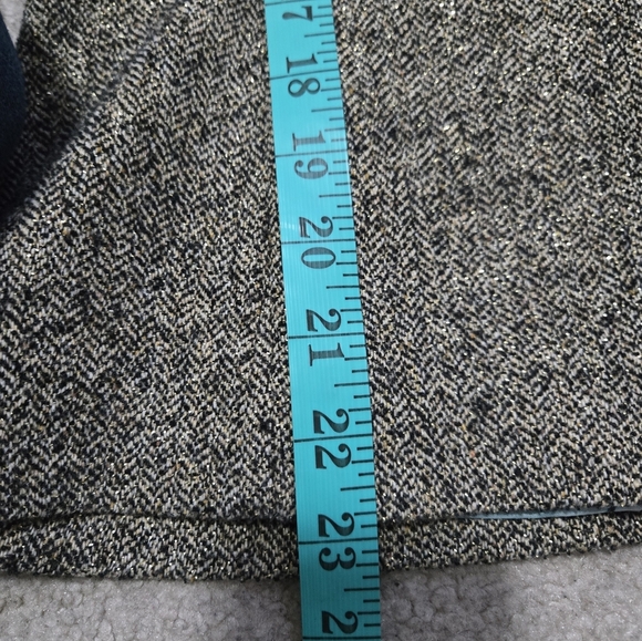 LUISA CERANO Wool Blazer With Velvet Lined Collar And Silk Lining. Size 10 - Picture 15 of 16